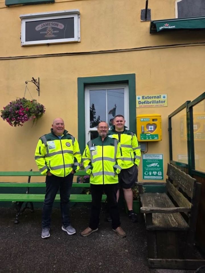 Meath Coast CFR promotional stand and volunteers